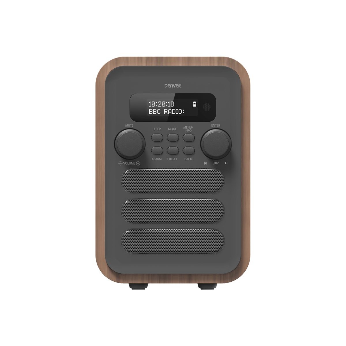 Denver DAB-48 DAB-Radio grau