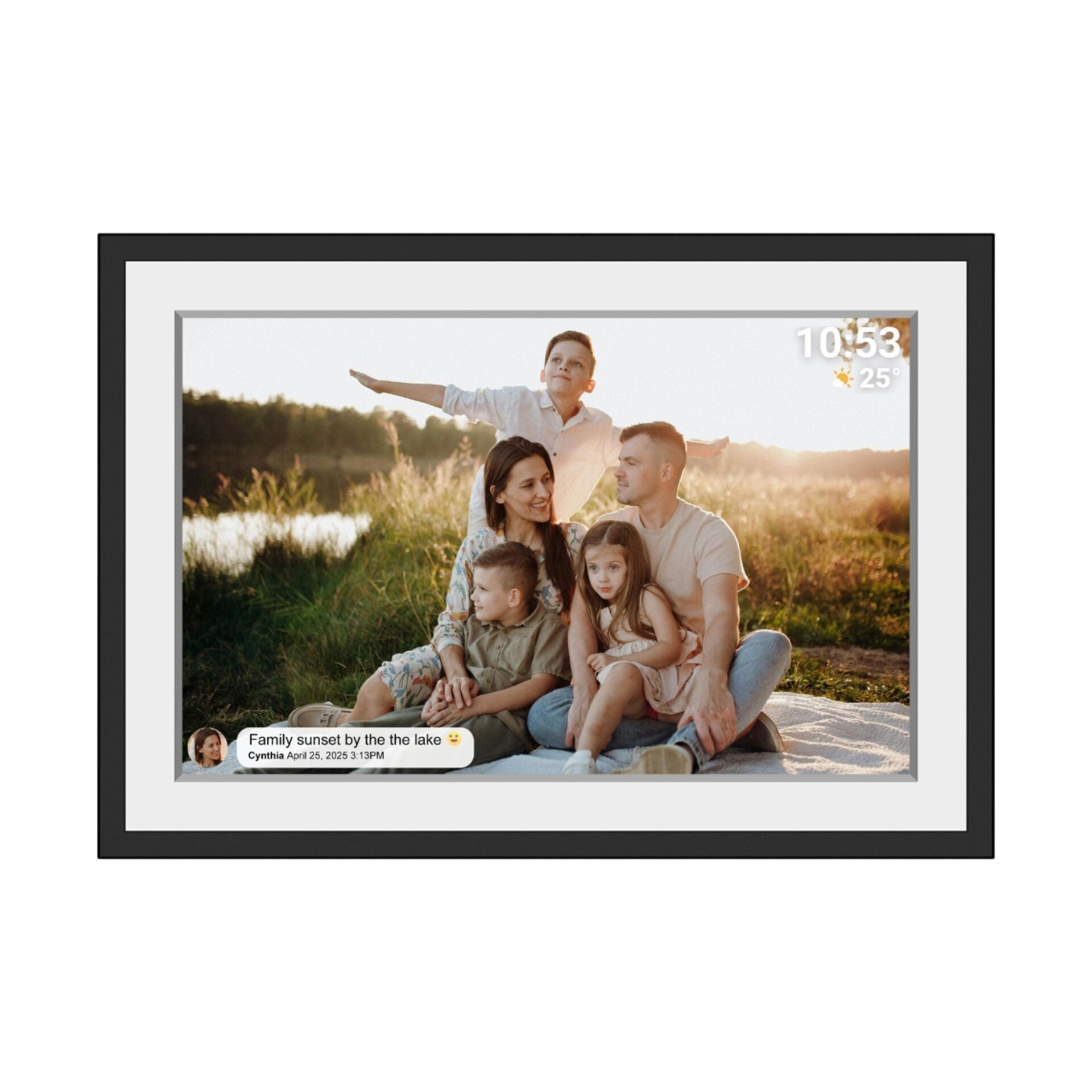 Denver PFF-1019 25,7 cm (10,1 Zoll) WLAN digitaler Bilderrahmen schwarz