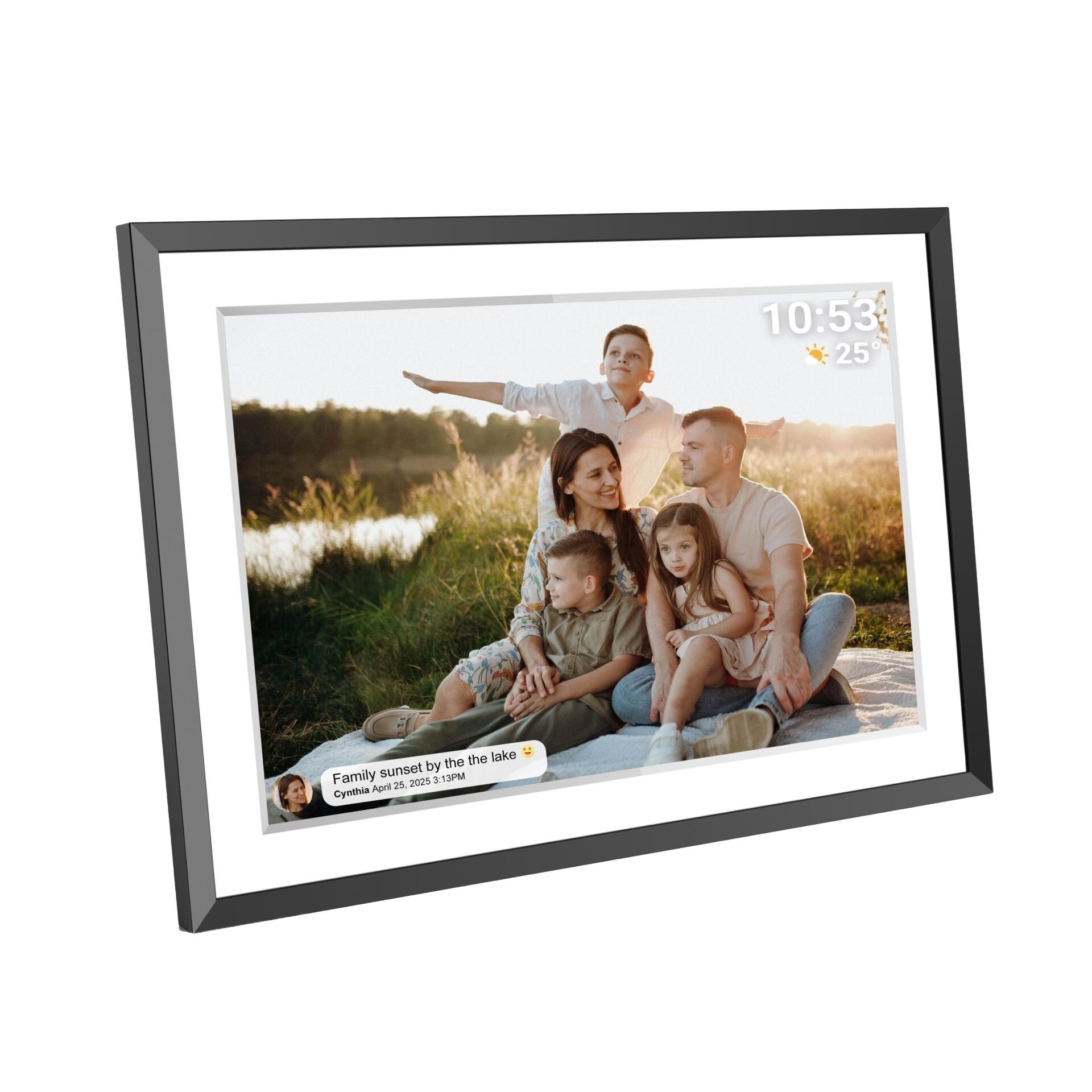 Denver PFF-1019 25,7 cm (10,1 Zoll) WLAN digitaler Bilderrahmen schwarz
