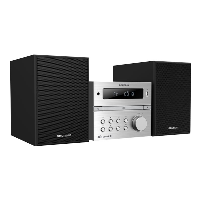 Grundig CMS 4200 BT DAB+ Micro HiFi System silber/schwarz