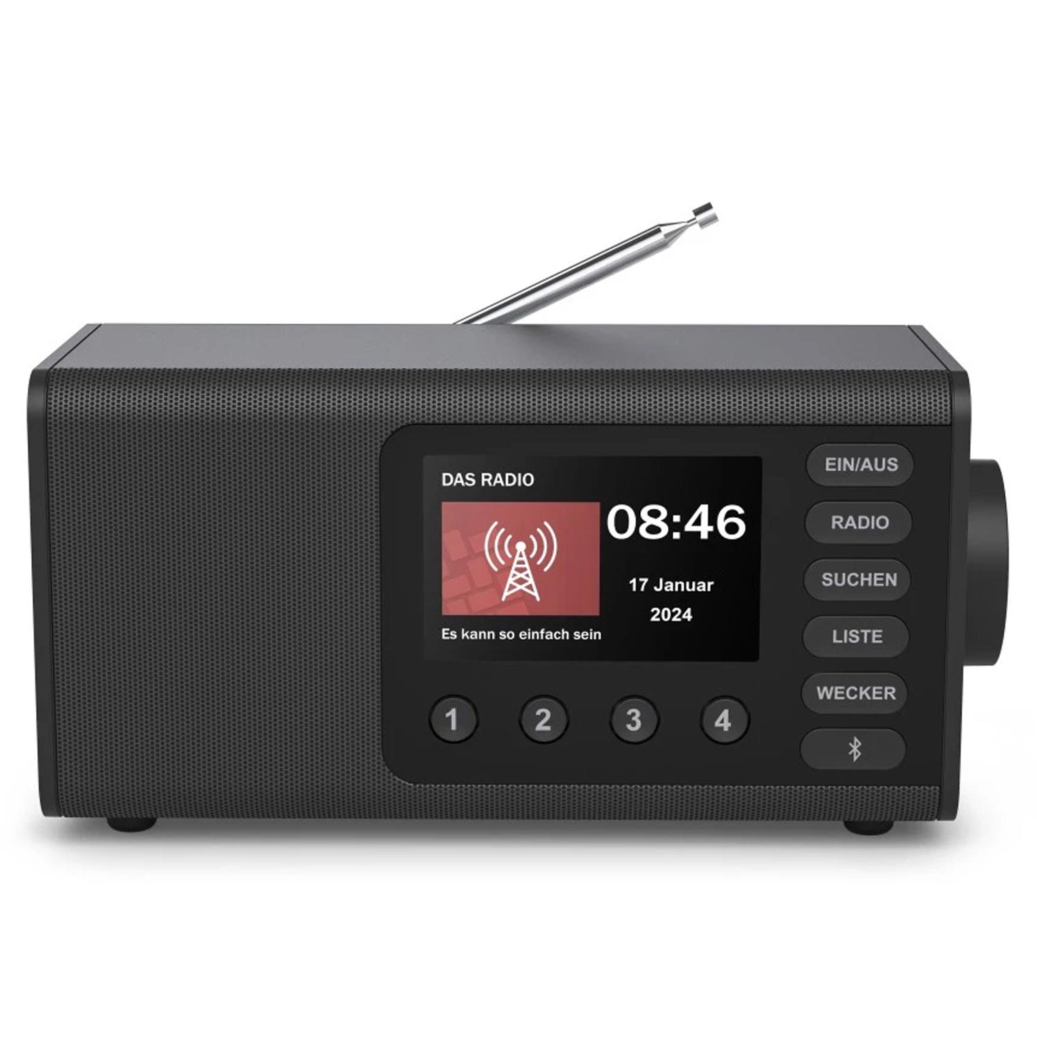 Hama Digitalradio DR1001, FM/DAB/DAB+/Bluetooth® RX, Radiowecker