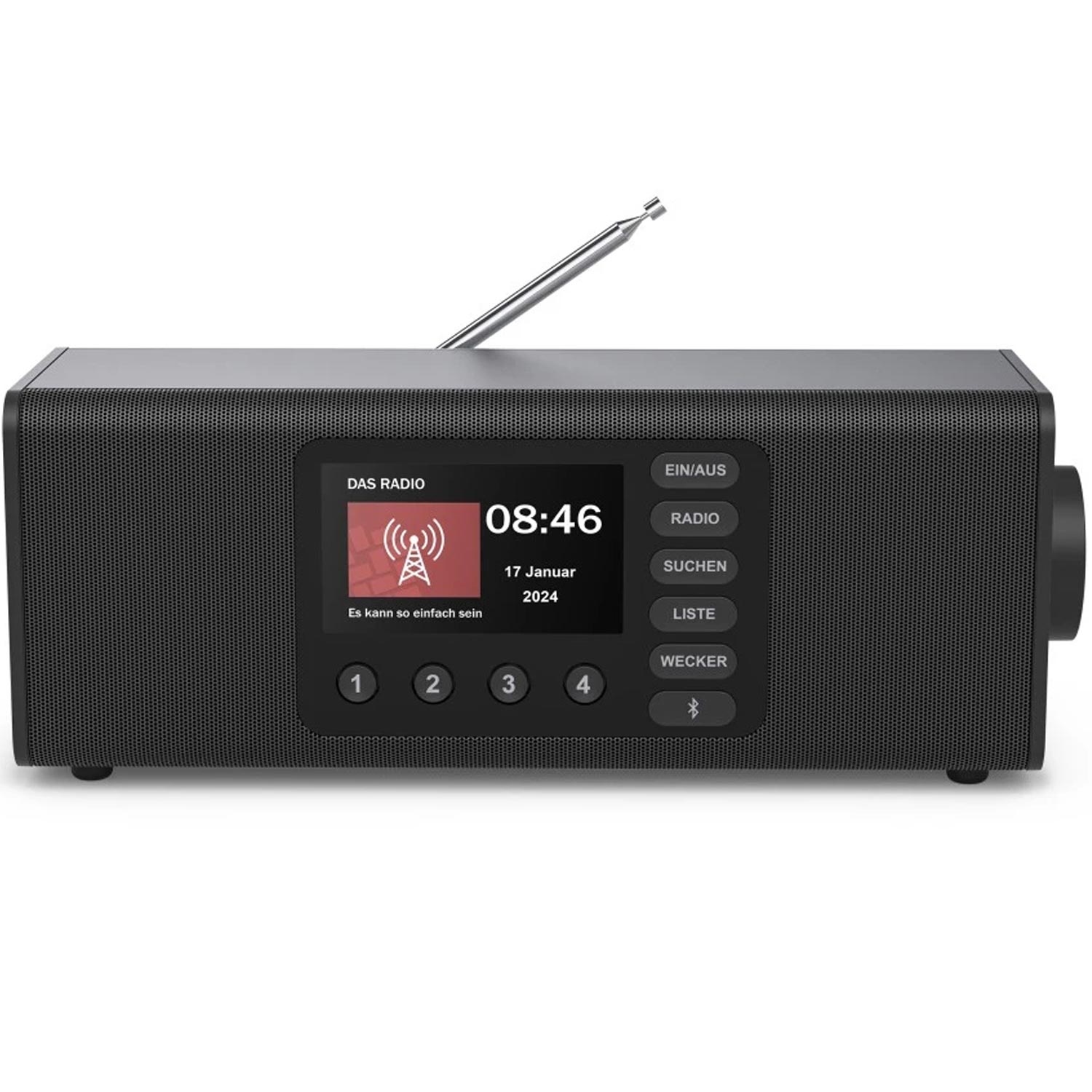 Hama Digitalradio DR2002, FM/DAB/DAB+/Bluetooth RX, Radiowecker