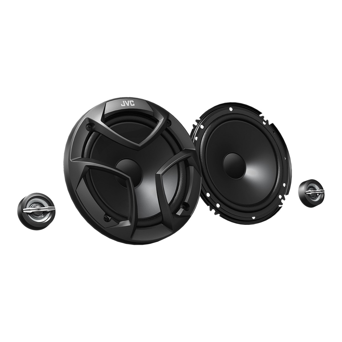 JVC CS-JS600 16cm 2-Wege-Komponentenlautsprecher schwarz