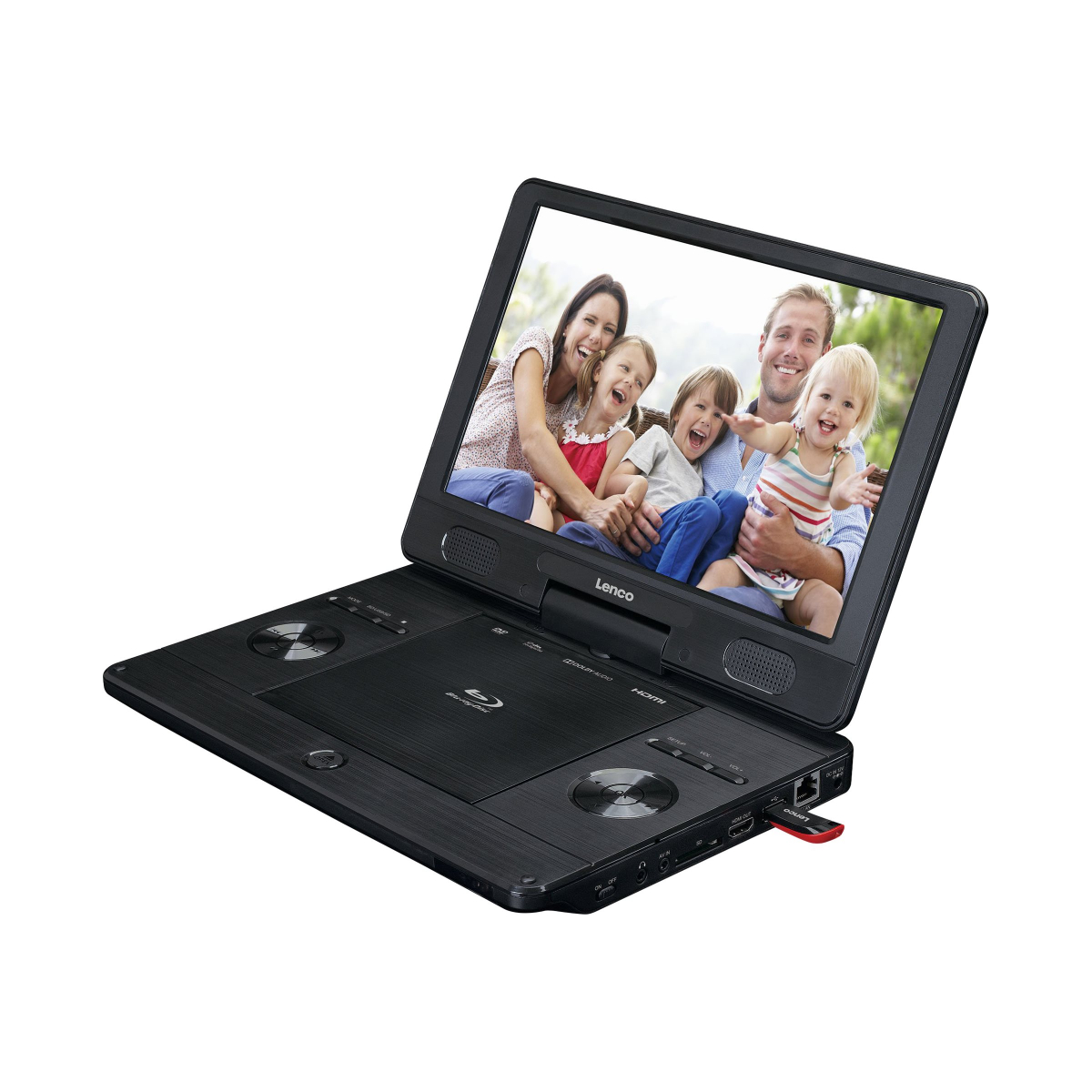 Lenco BRP-1150 Tragbarer Blu-Ray-Player schwarz