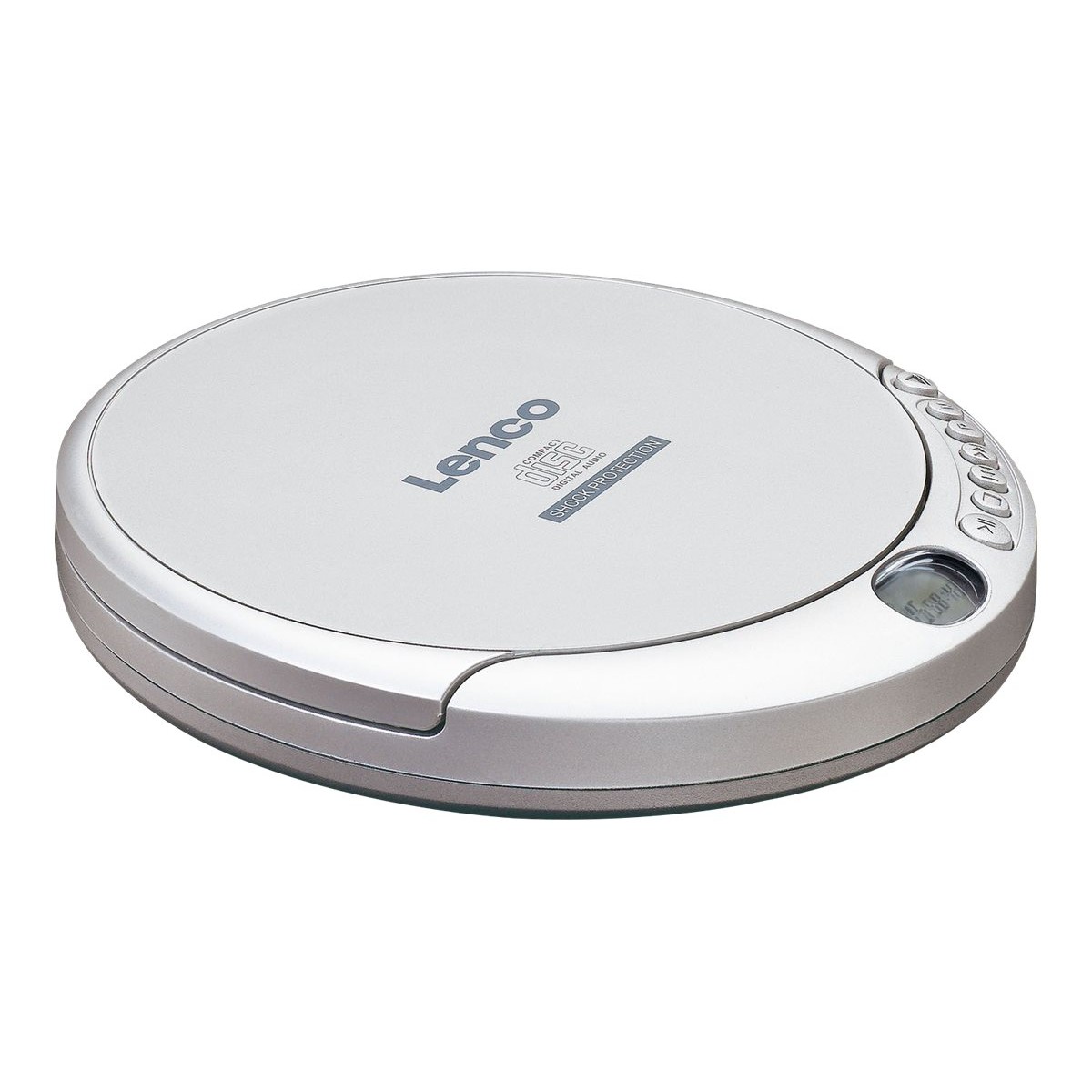 Lenco CD-201 Tragbarer CD-Player silber