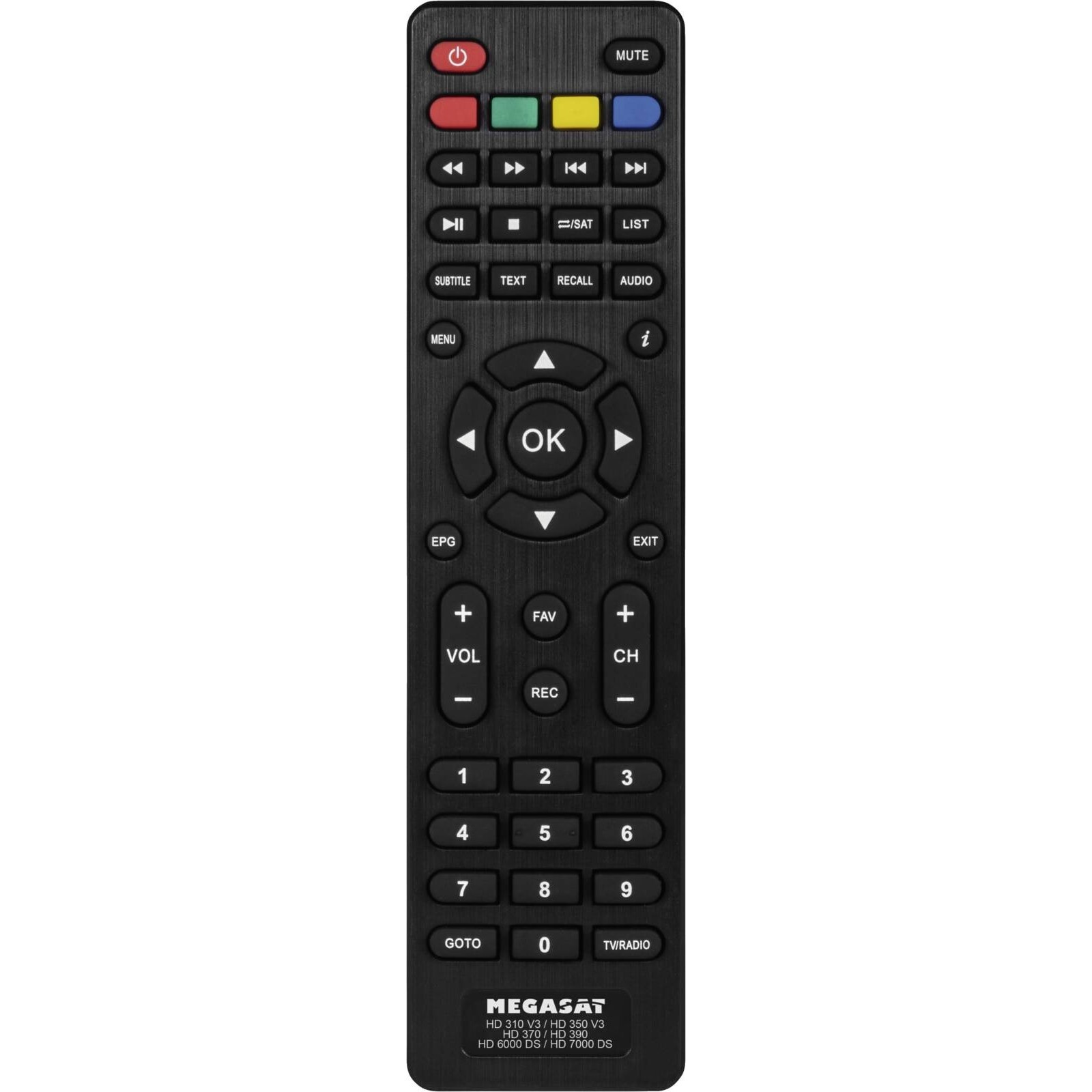 Megasat HD 350 V3 Sat-Receiver schwarz