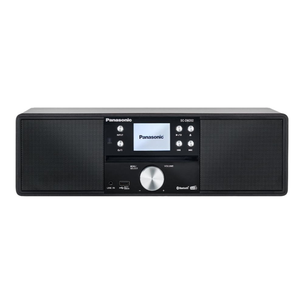 Panasonic SC-DM202EG-K Kompaktes Micro HiFi Stereosystem schwarz