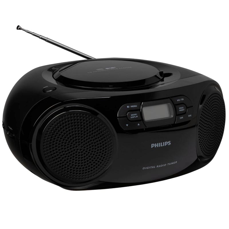 Philips AZB500/12 DAB+ Radio CD-Player schwarz