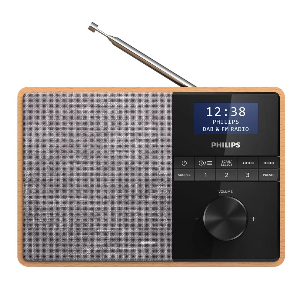Philips R5505/10 Radio mit Bluetooth Holzgehäuse