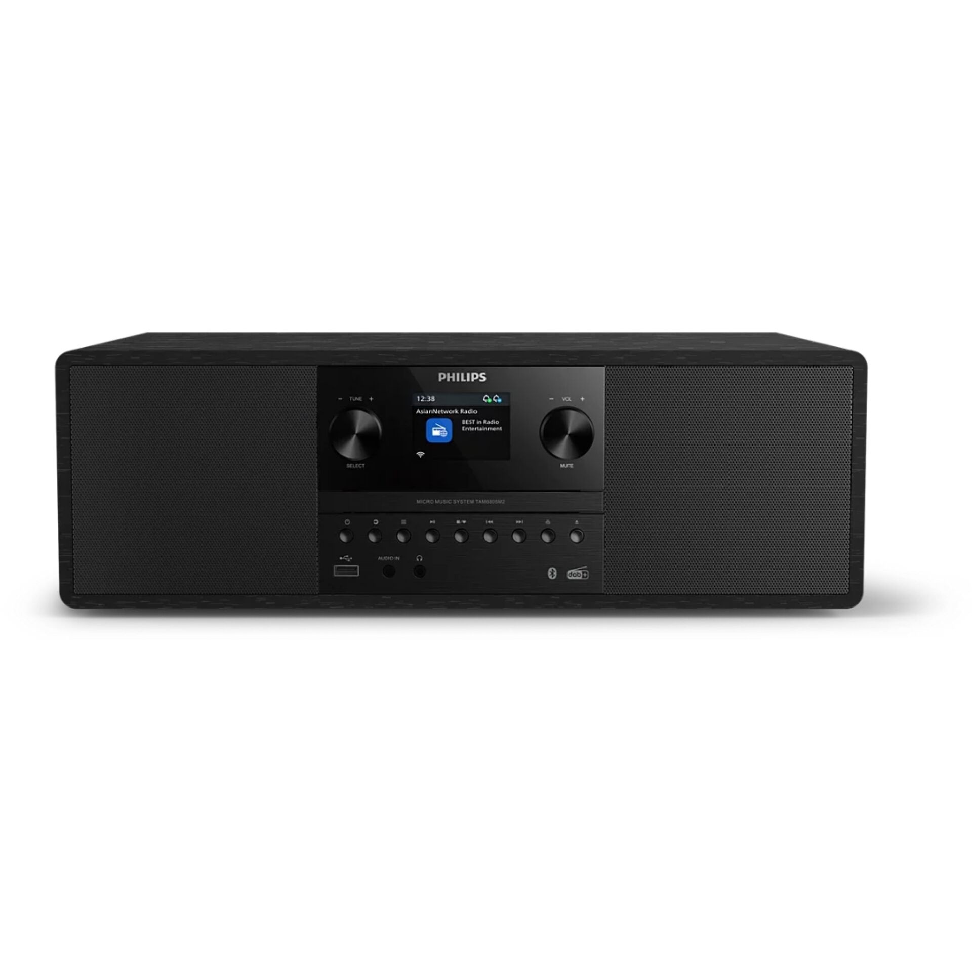 Philips TAM6805M2 Micro-Musiksystem schwarz