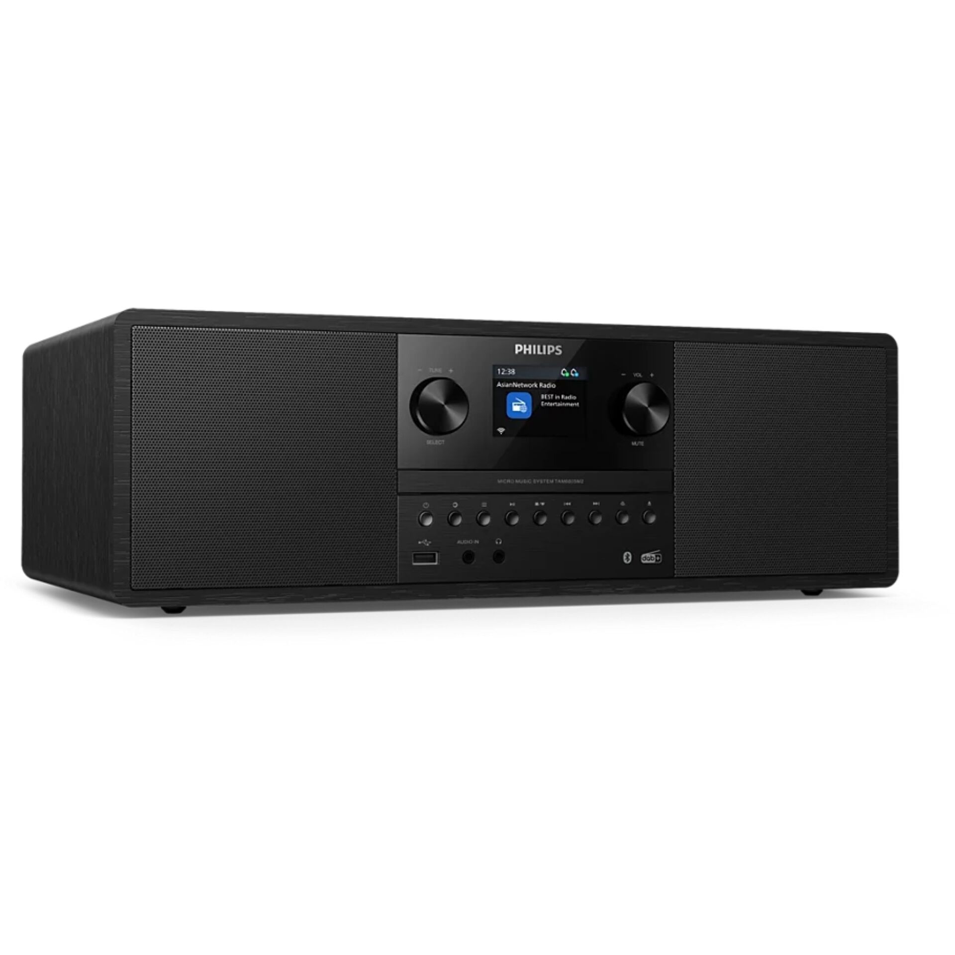 Philips TAM6805M2 Micro-Musiksystem schwarz