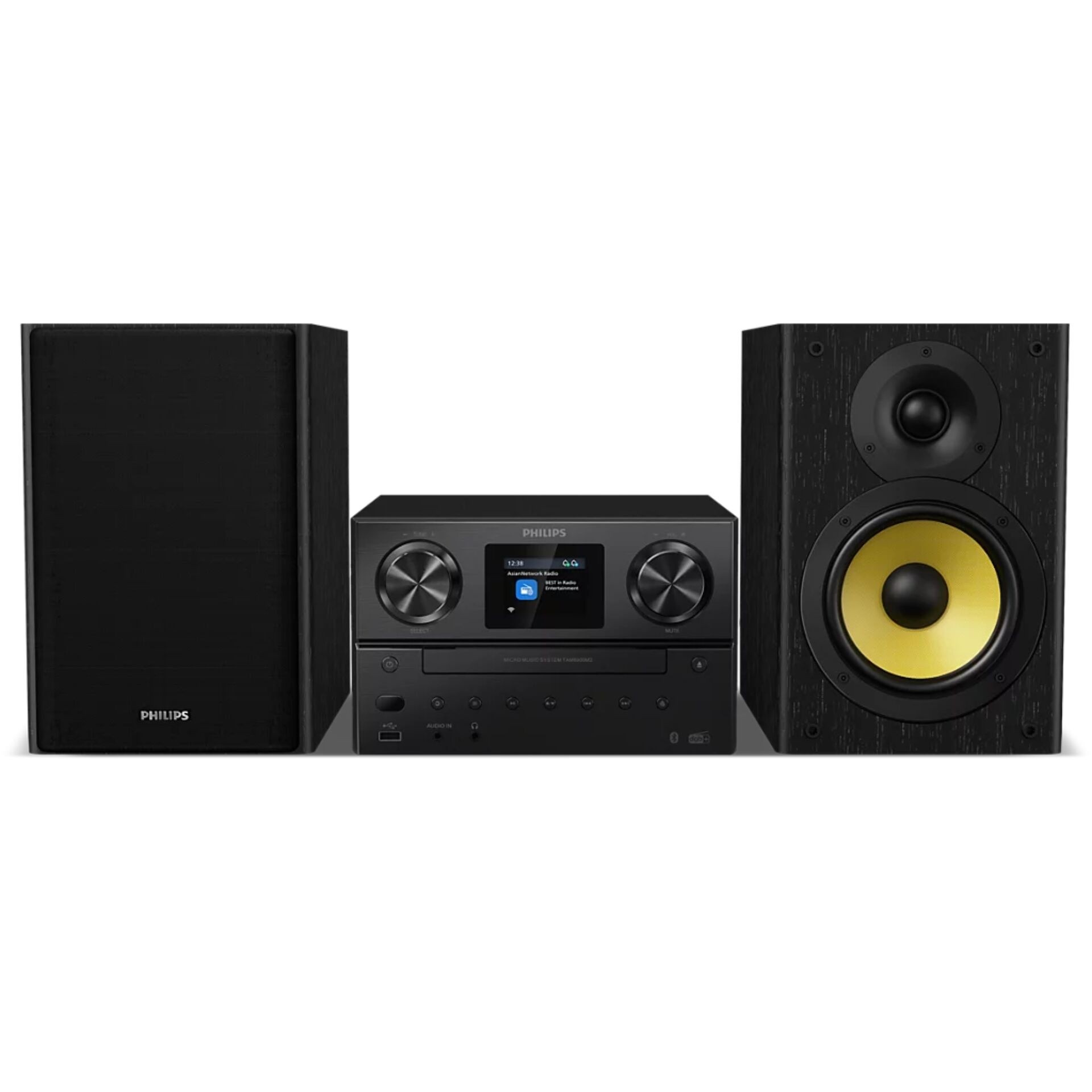 Philips TAM8905M2 Micro-Musiksystem schwarz