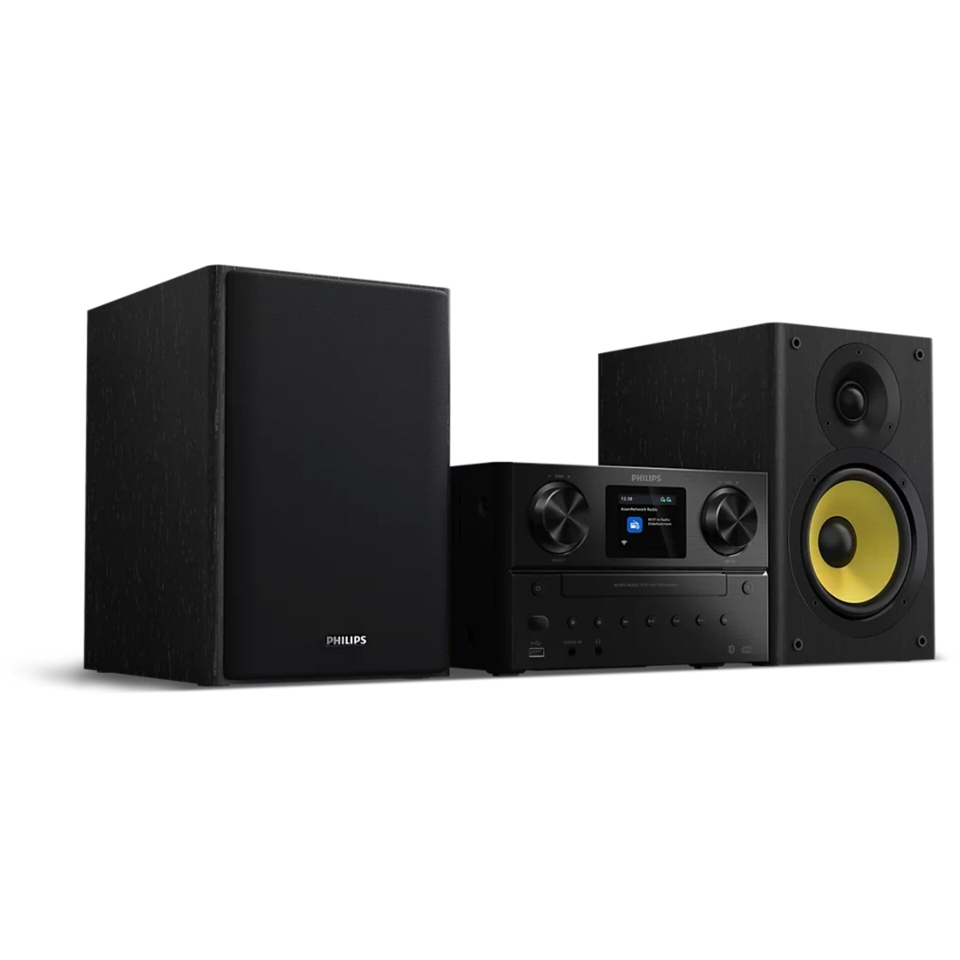 Philips TAM8905M2 Micro-Musiksystem schwarz