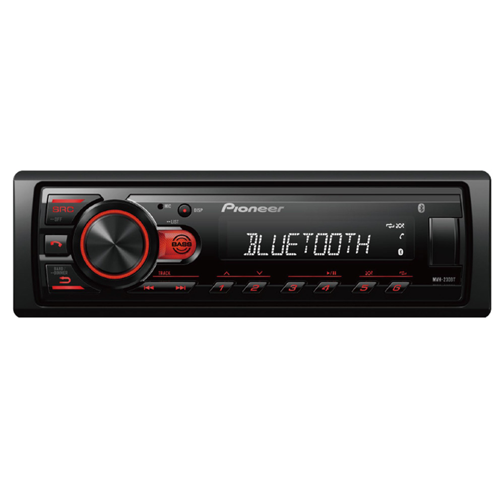 Pioneer MVH-S230BT Autoradio schwarz