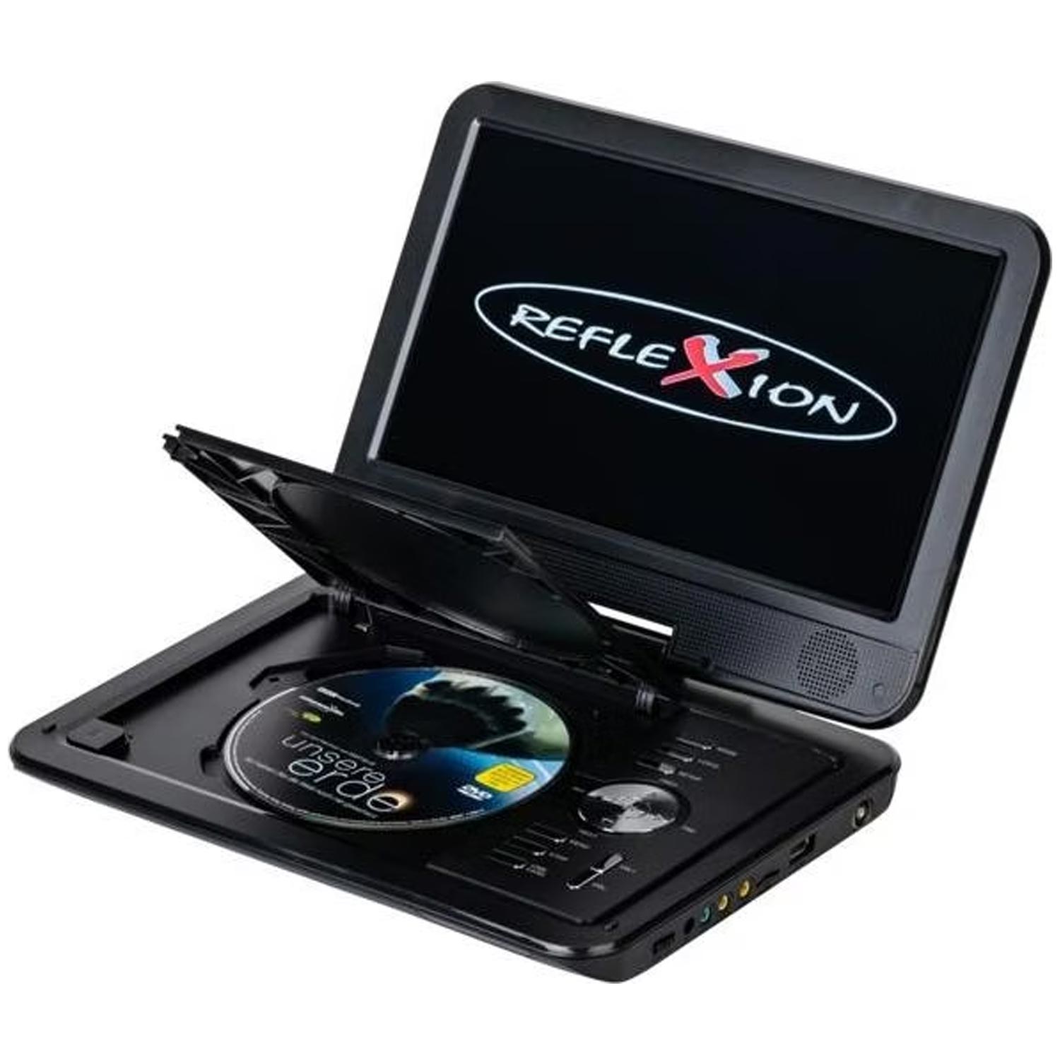 Reflexion DVD1025 Tragbarer DVD-Player & DVB-T2 HD Tuner