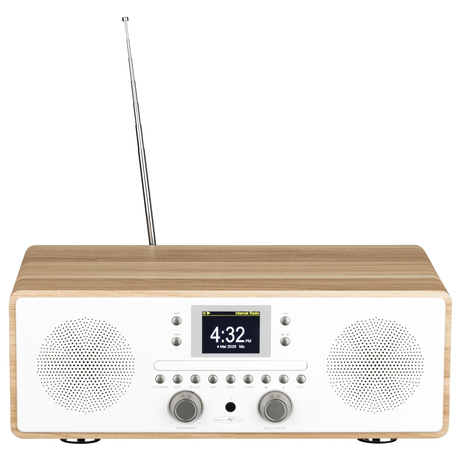 Reflexion HRA23INT Internetradio mit DAB+ und CD-Player weiß