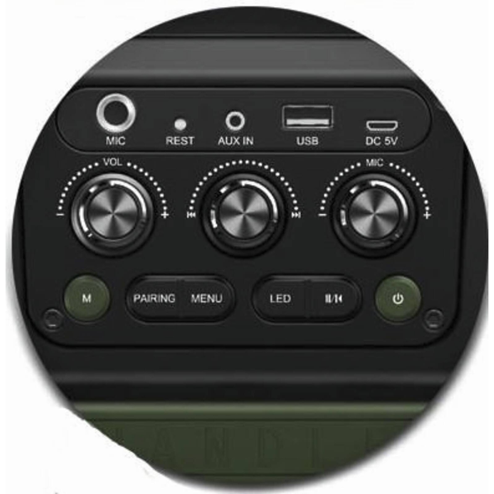 Reflexion OS01BT Bluetooth Baustellenradio grün