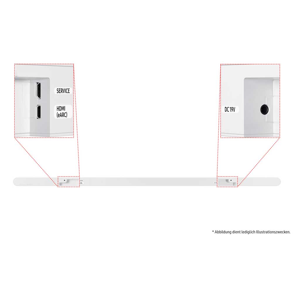 Samsung HW-S811GD 3.1-Kanal Ultra Slim Soundbar weiß (2. Wahl)