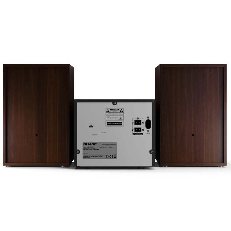 Sharp XL-B517BR Mirco-Soundsystem braun