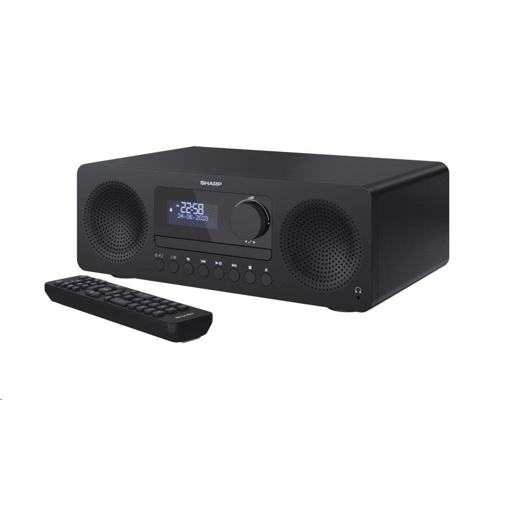 Sharp XL-B720D HiFi-System DAB+ 60W schwarz (2.Wahl) (neutrale Verpackung)