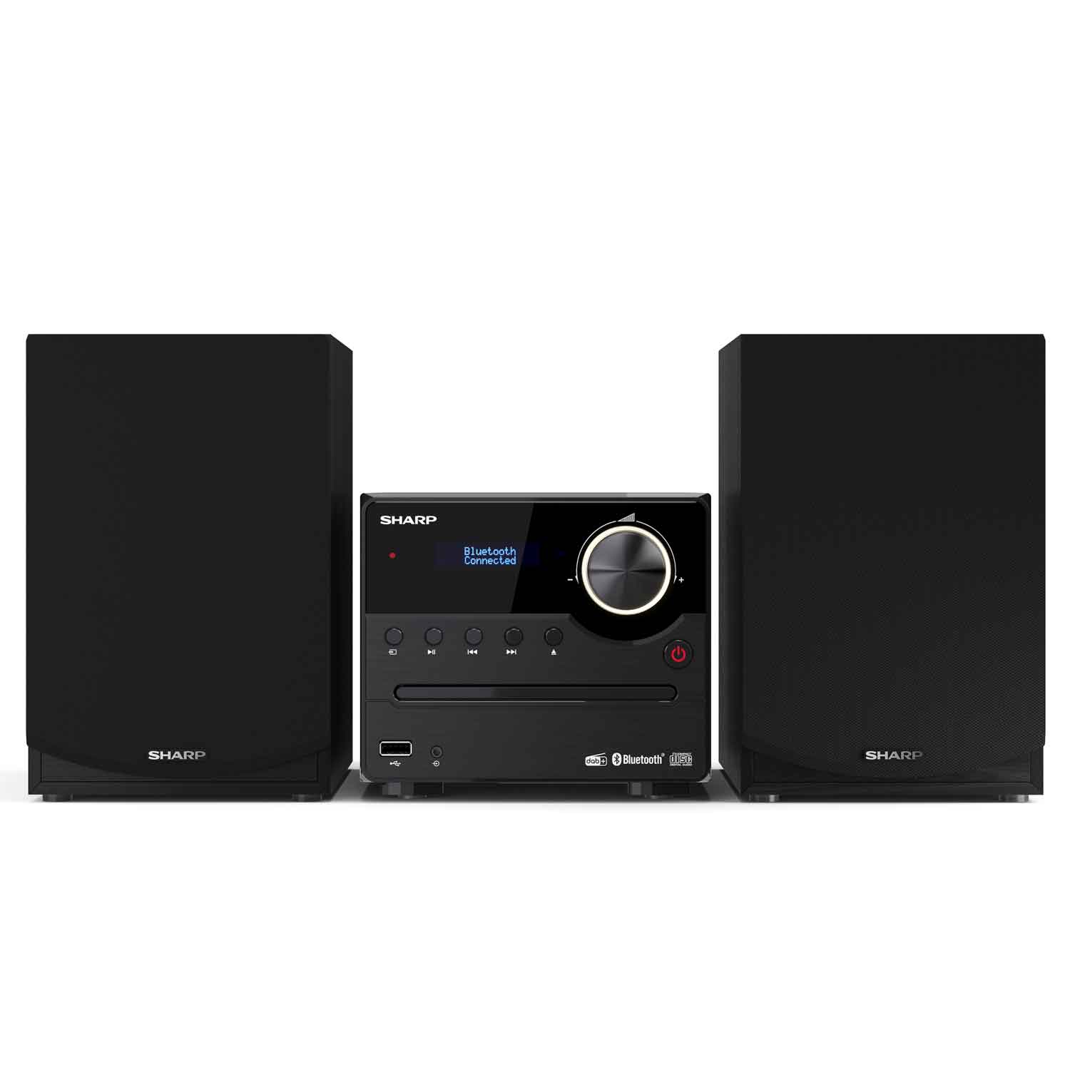Sharp XLB517DBK Mirco-Soundsystem 45W schwarz