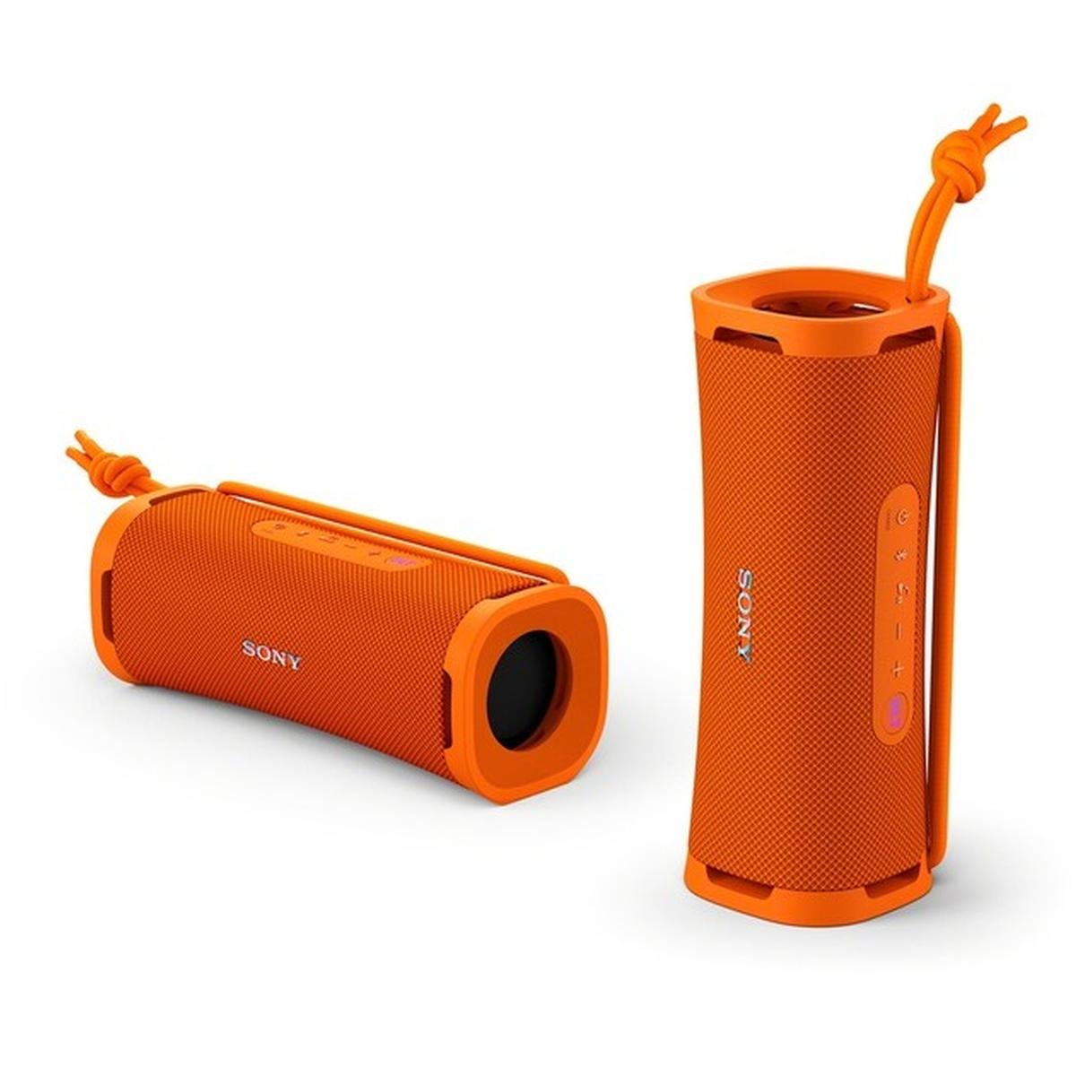 Sony ULT Field 1 kabelloser tragbarer Bluetooth-Lautsprecher mit ULT Power Sound orange