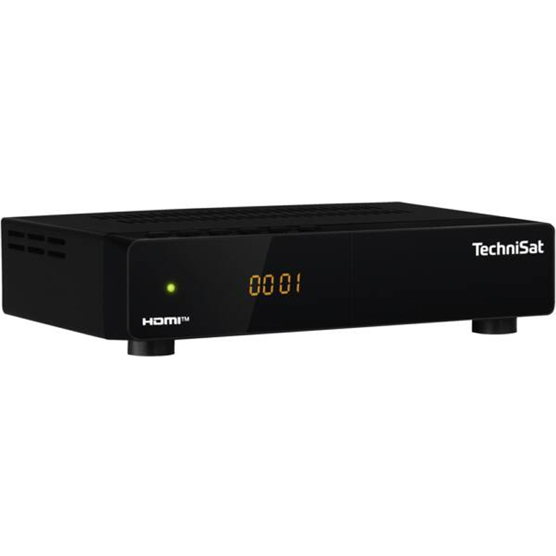 TechniSat HD-S 261 kompakter digital HD Satelliten Receiver schwarz (2. Wahl)