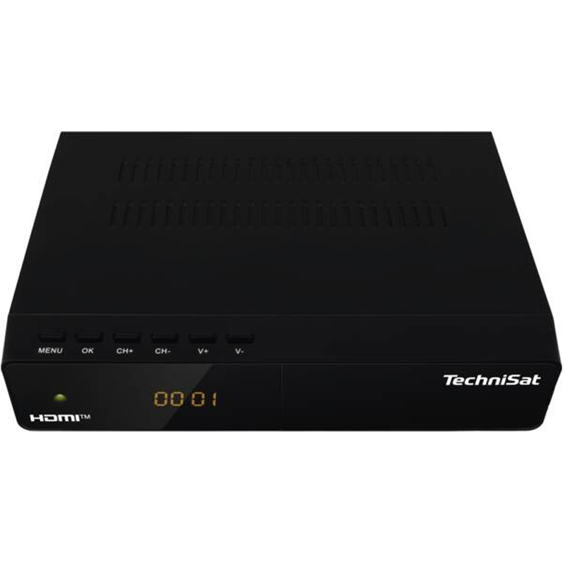 TechniSat HD-S 261 kompakter digital HD Satelliten Receiver schwarz