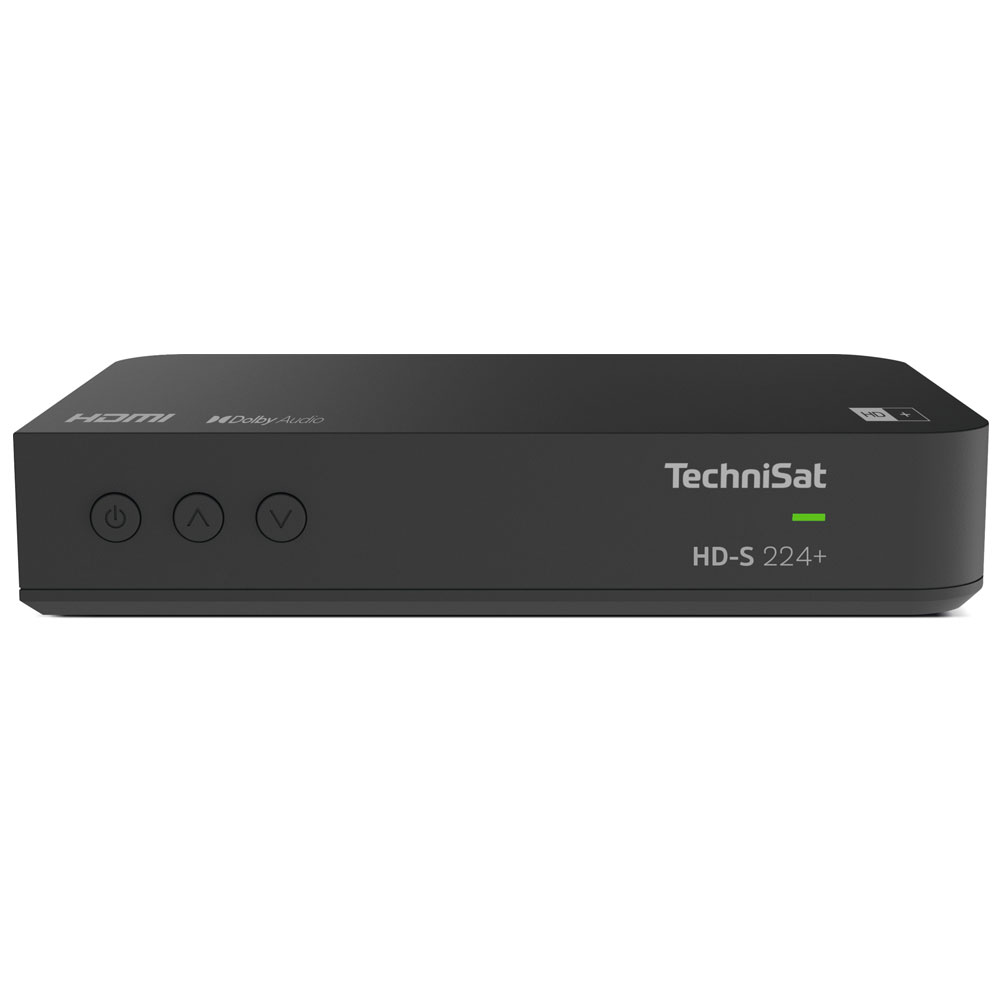 TechniSat HD-S 224+ SAT-Receiver schwarz (2. Wahl)