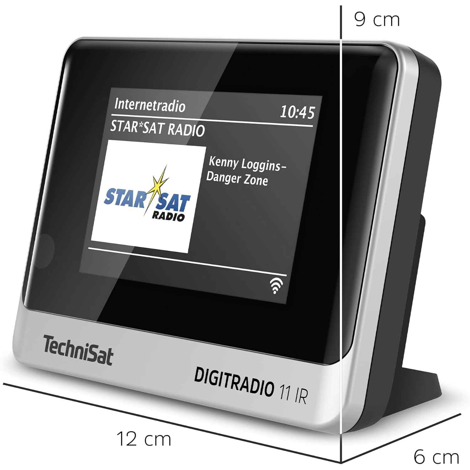 TechniSat DIGITRADIO 11 IR Internetradio-Adapter schwarz/silber