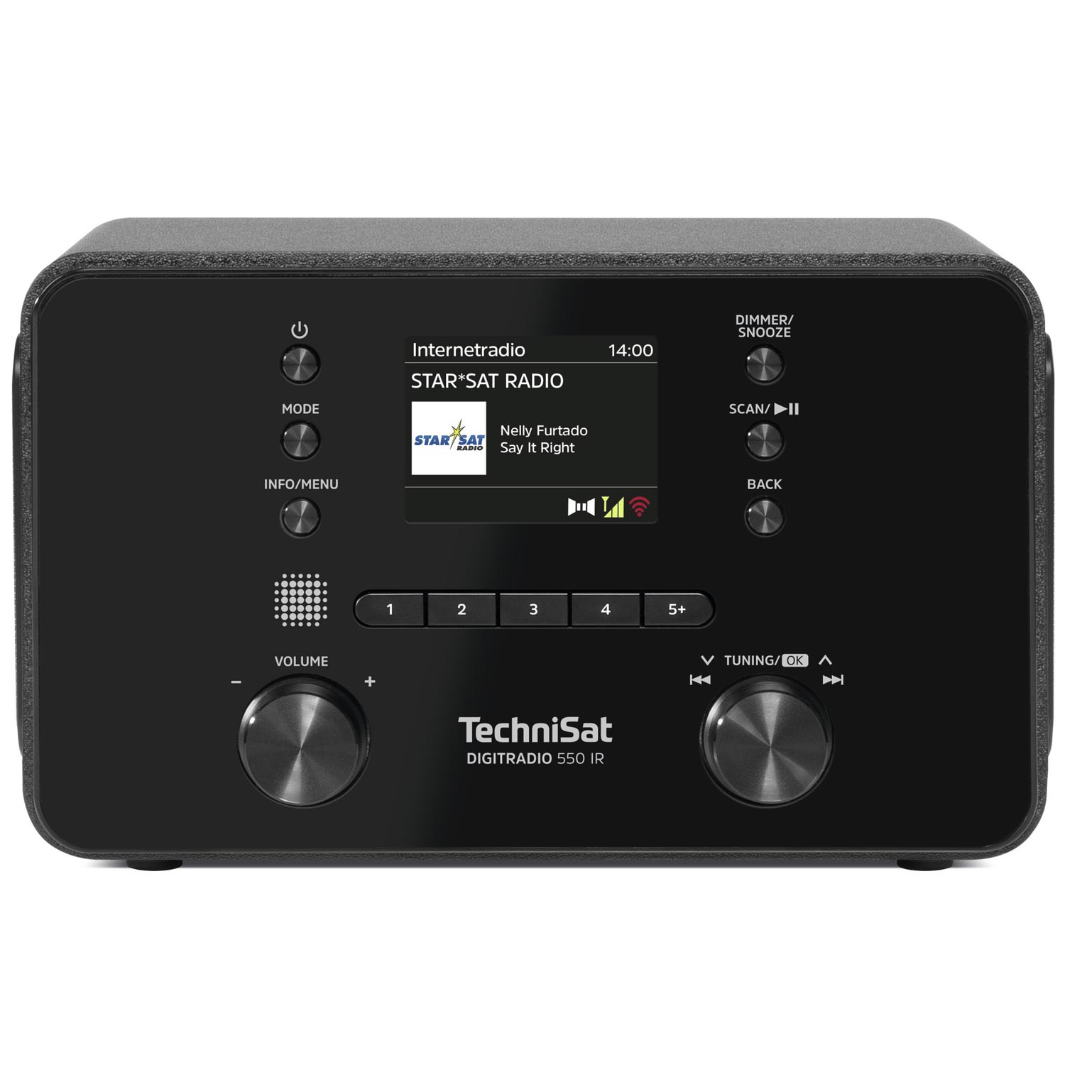 TechniSat DIGITRADIO 550 IR Internetradio schwarz