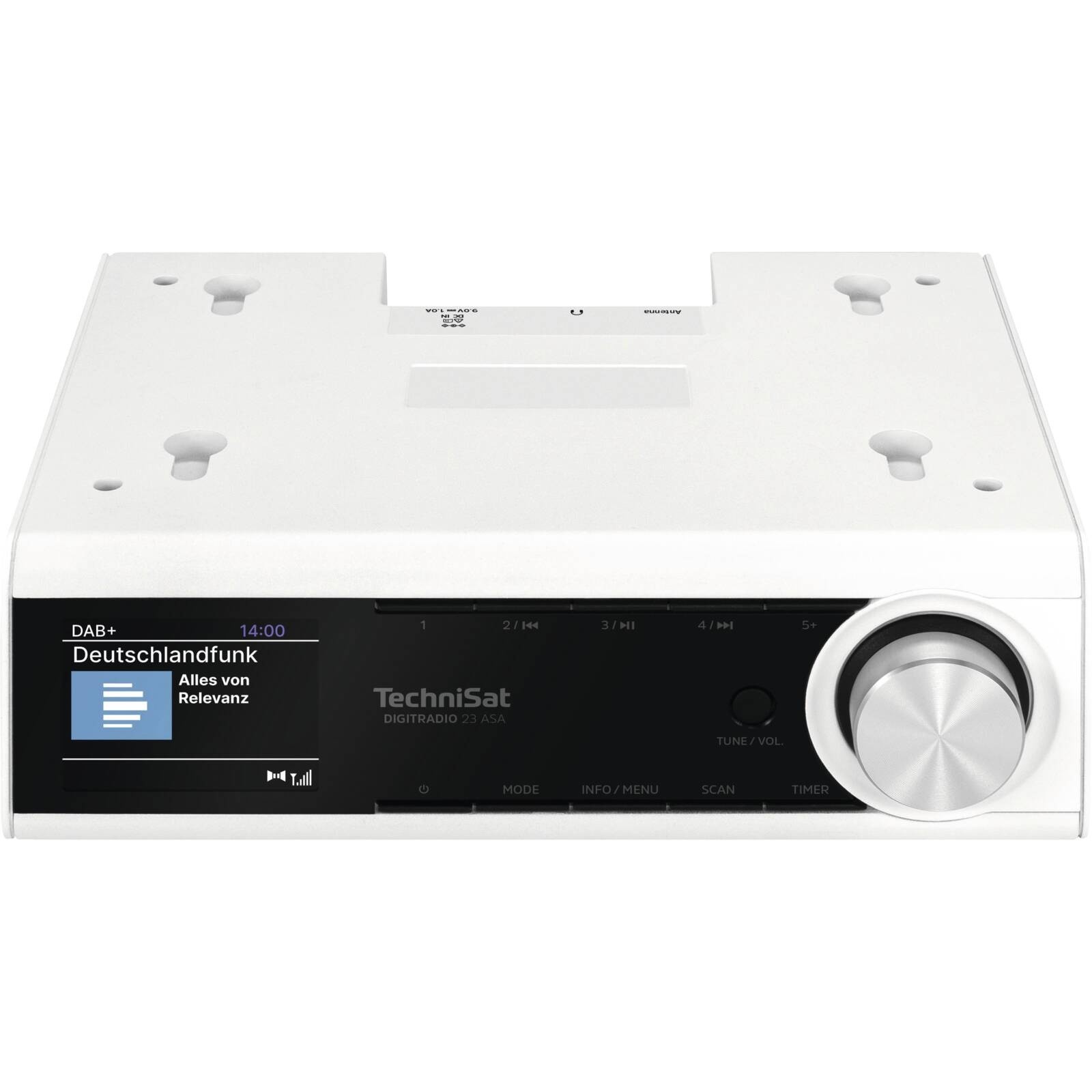TechniSat DIGITRADIO 23 ASA DAB+ Unterbauradio weiß