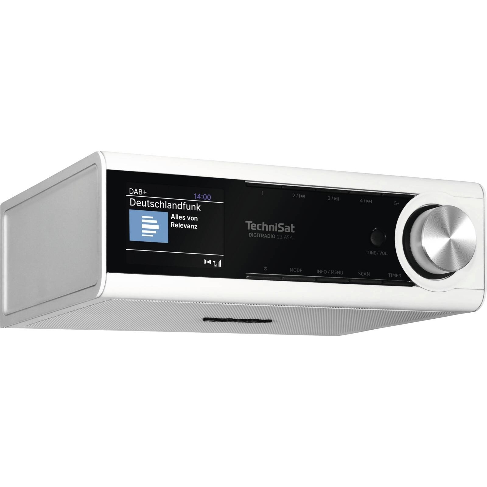 TechniSat DIGITRADIO 23 ASA DAB+ Unterbauradio weiß