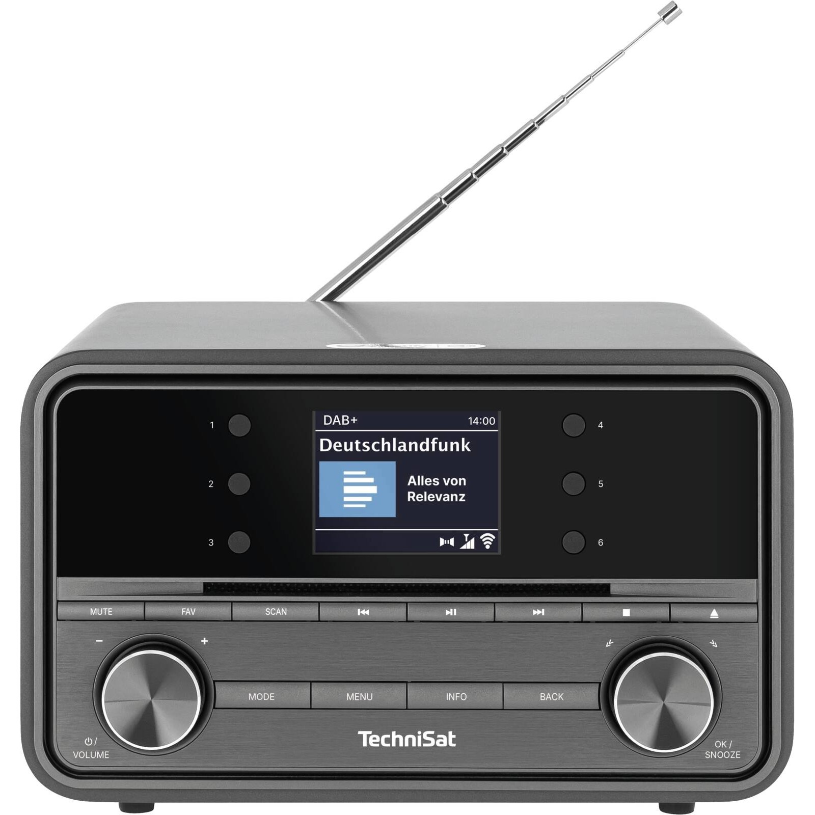 TechniSat DIGITRADIO 587 DAB+ Internetradio mit CD-Player