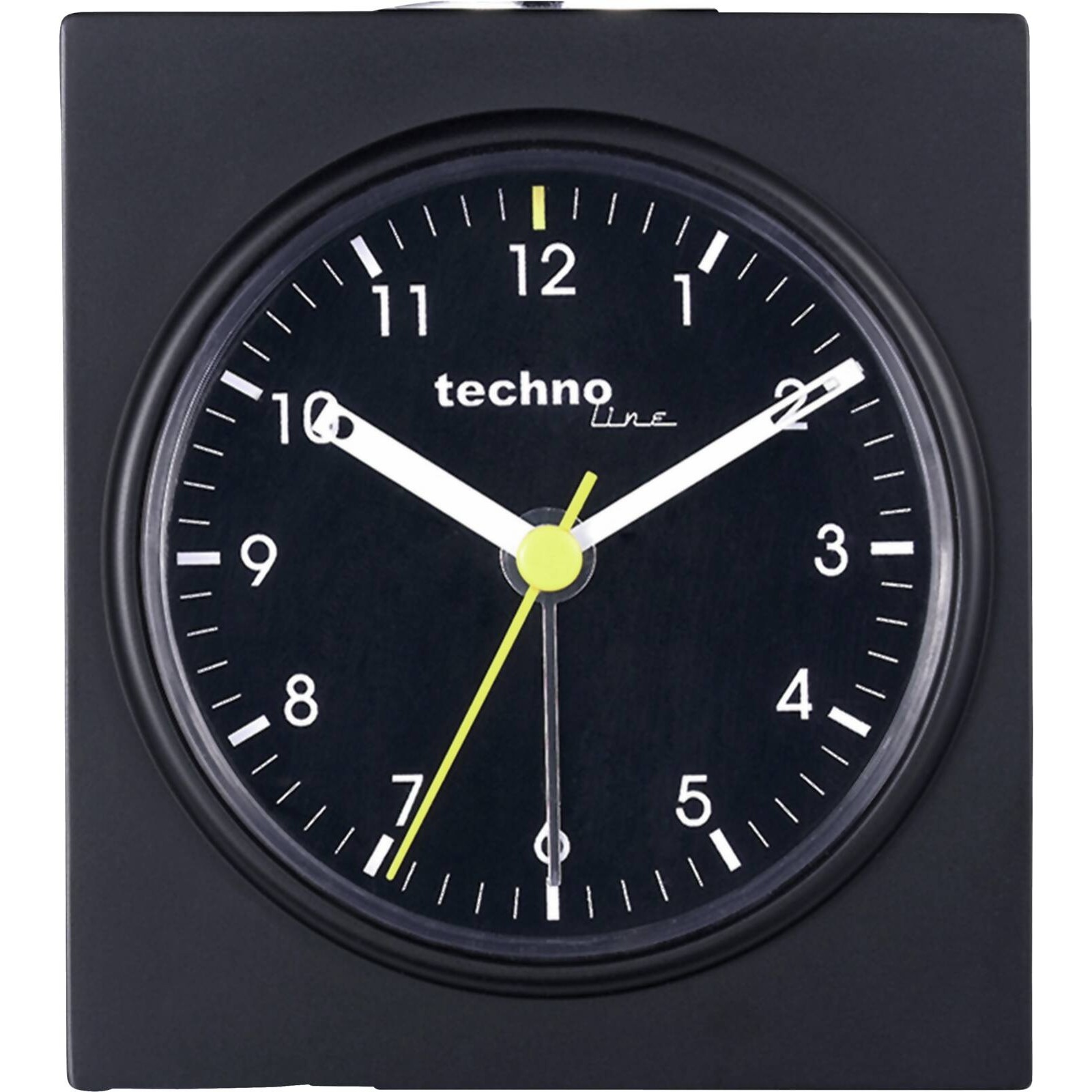 Technoline Modell Q Quarzwecker schwarz