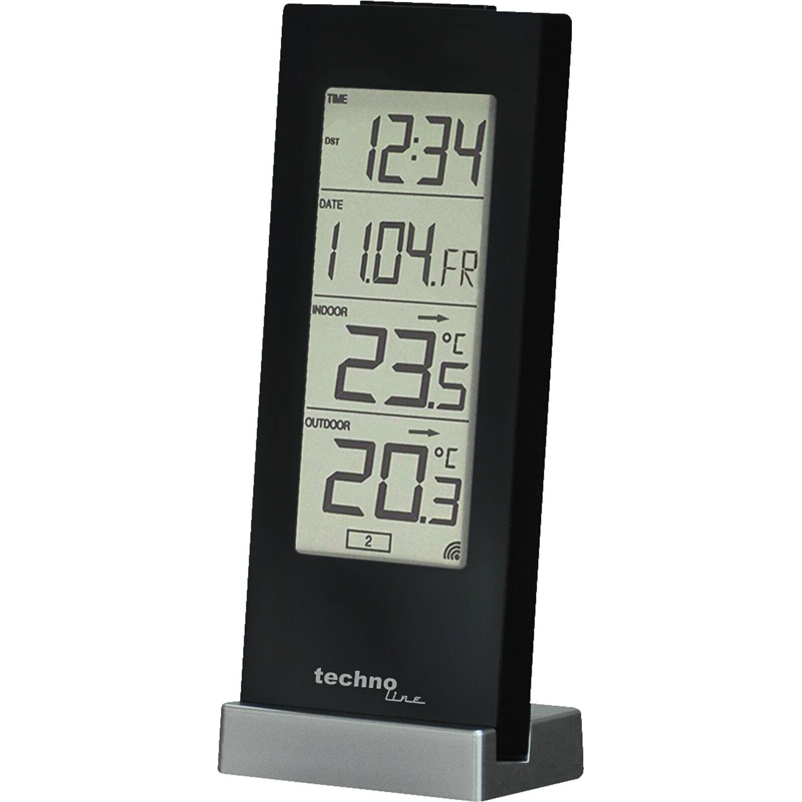 Technoline WS 9767 Funk-Thermometer schwarz