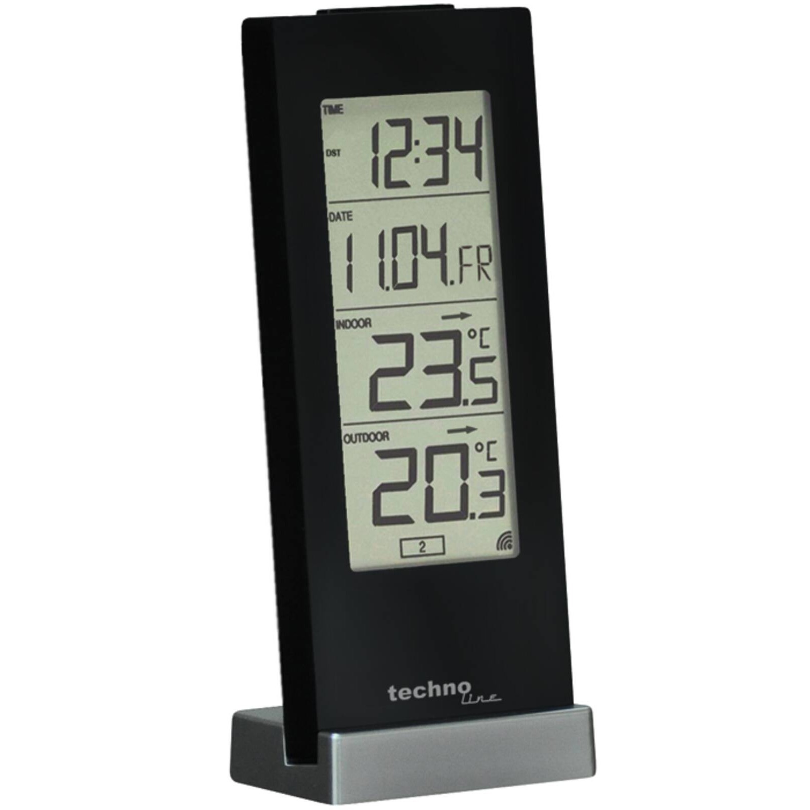 Technoline WS 9767 Funk-Thermometer schwarz