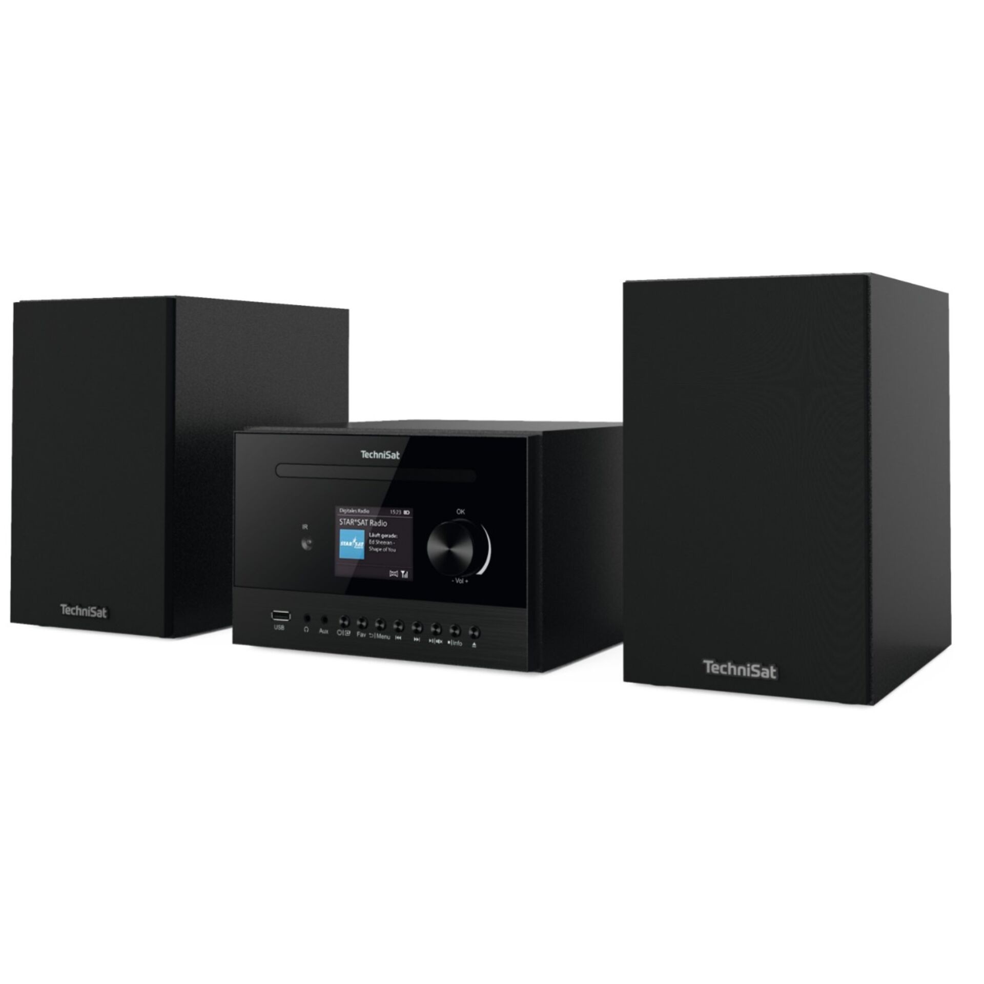 TechniSat VIOLA 700 CD IR Hi-Fi-Kompaktanlage mit Internetradio und DAB+ schwarz
