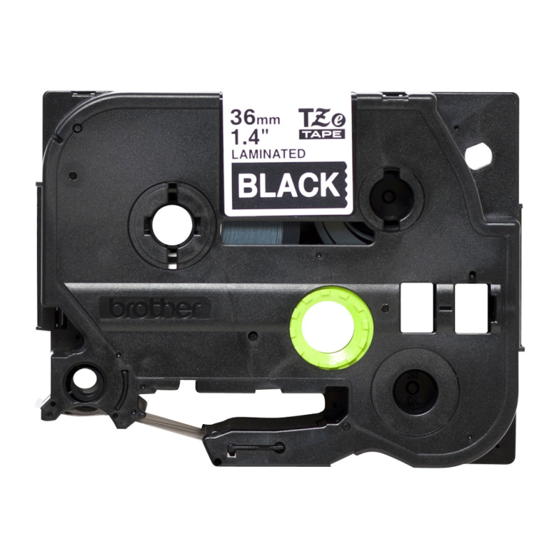 Brother P-touch Schriftband TZe-365 36 mm weiß auf schwarz