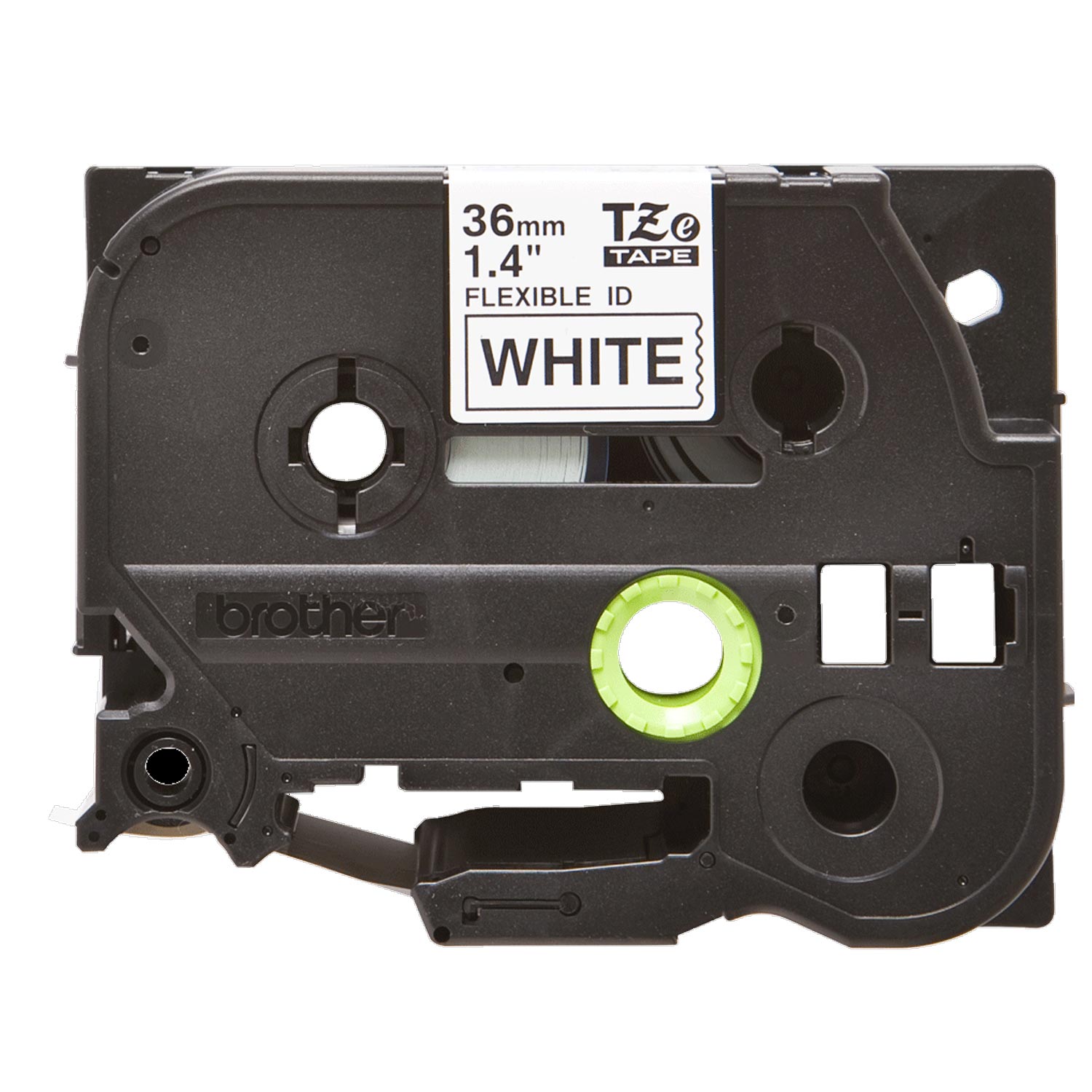 Brother TZe-FX261 Flexi-Schriftband schwarz auf weiß 36mm x 8m laminiert