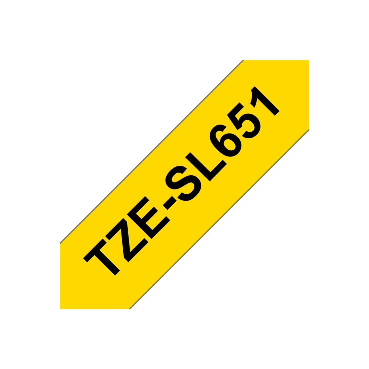 Brother TZe-SL651 selbstlaminierendes Schriftband schwarz auf gelb 24mm x 8m