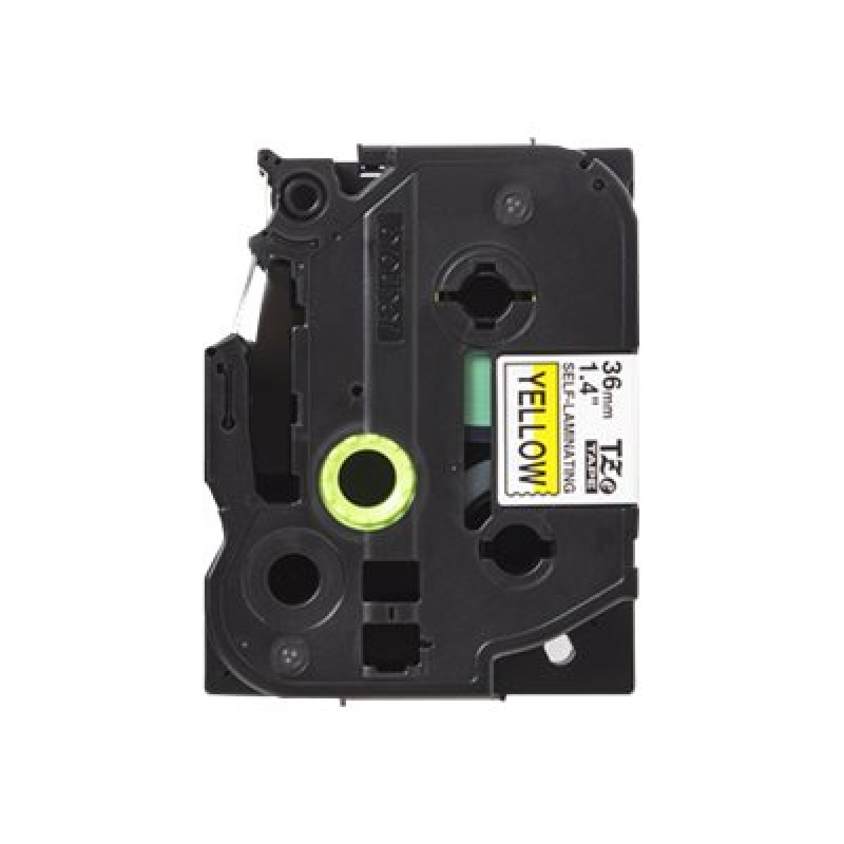 Brother TZe-SL661 selbstlaminierendes Schriftband schwarz auf gelb 36mm x 8m