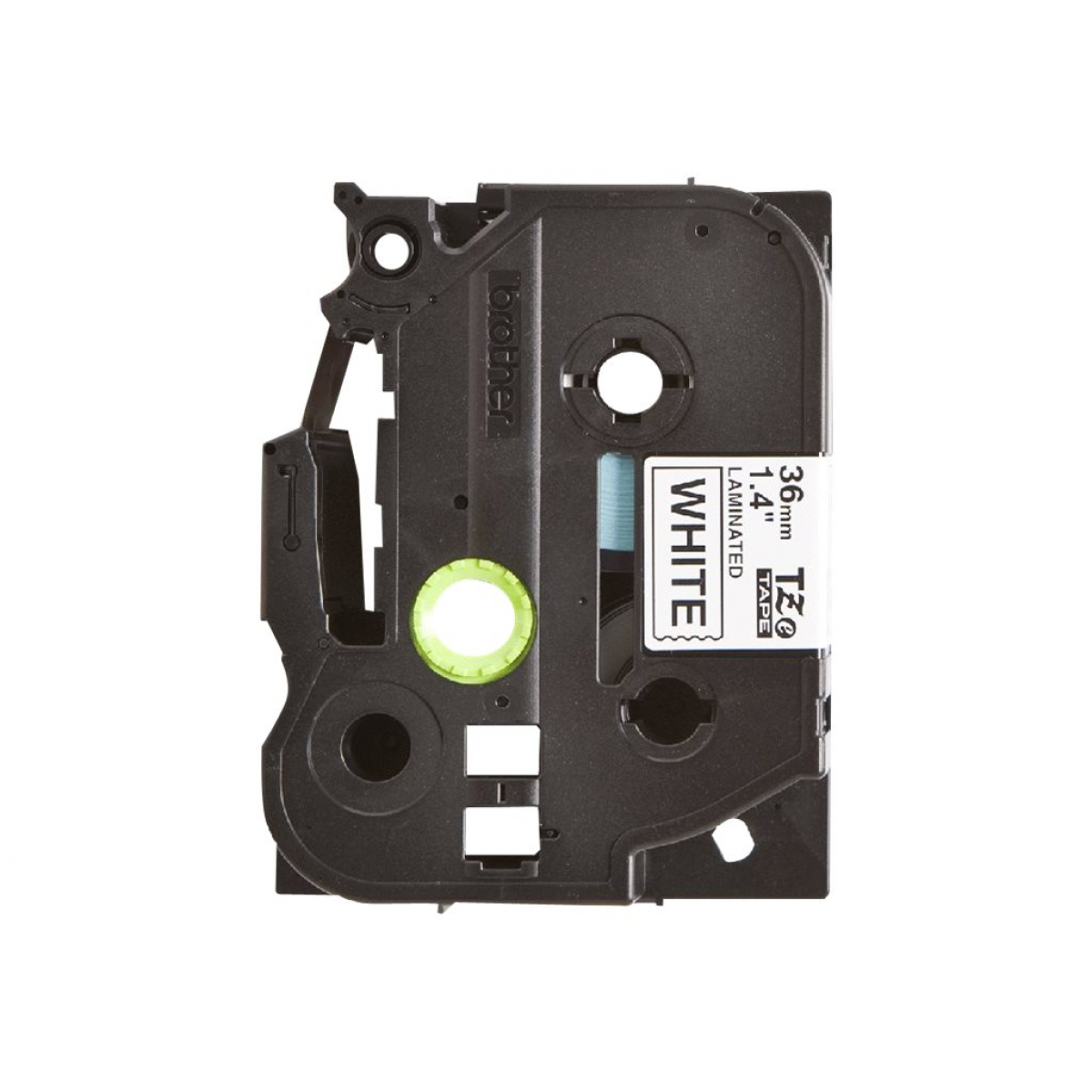 Brother TZe-261 Schriftband 36mm schwarz auf weiß