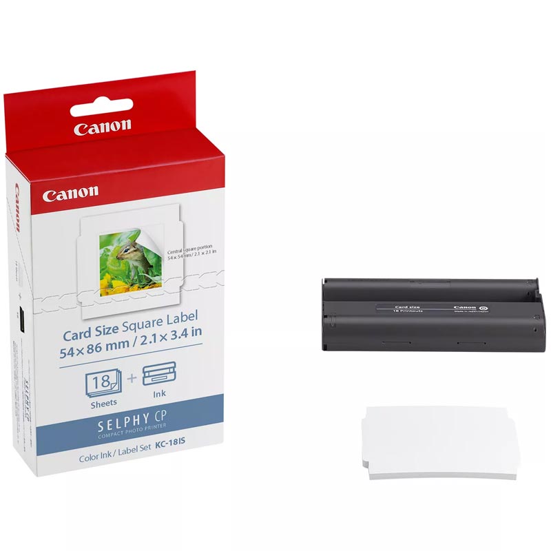 Canon KC-18IS Farbbandkassetten und Papier-Kit PapierKit