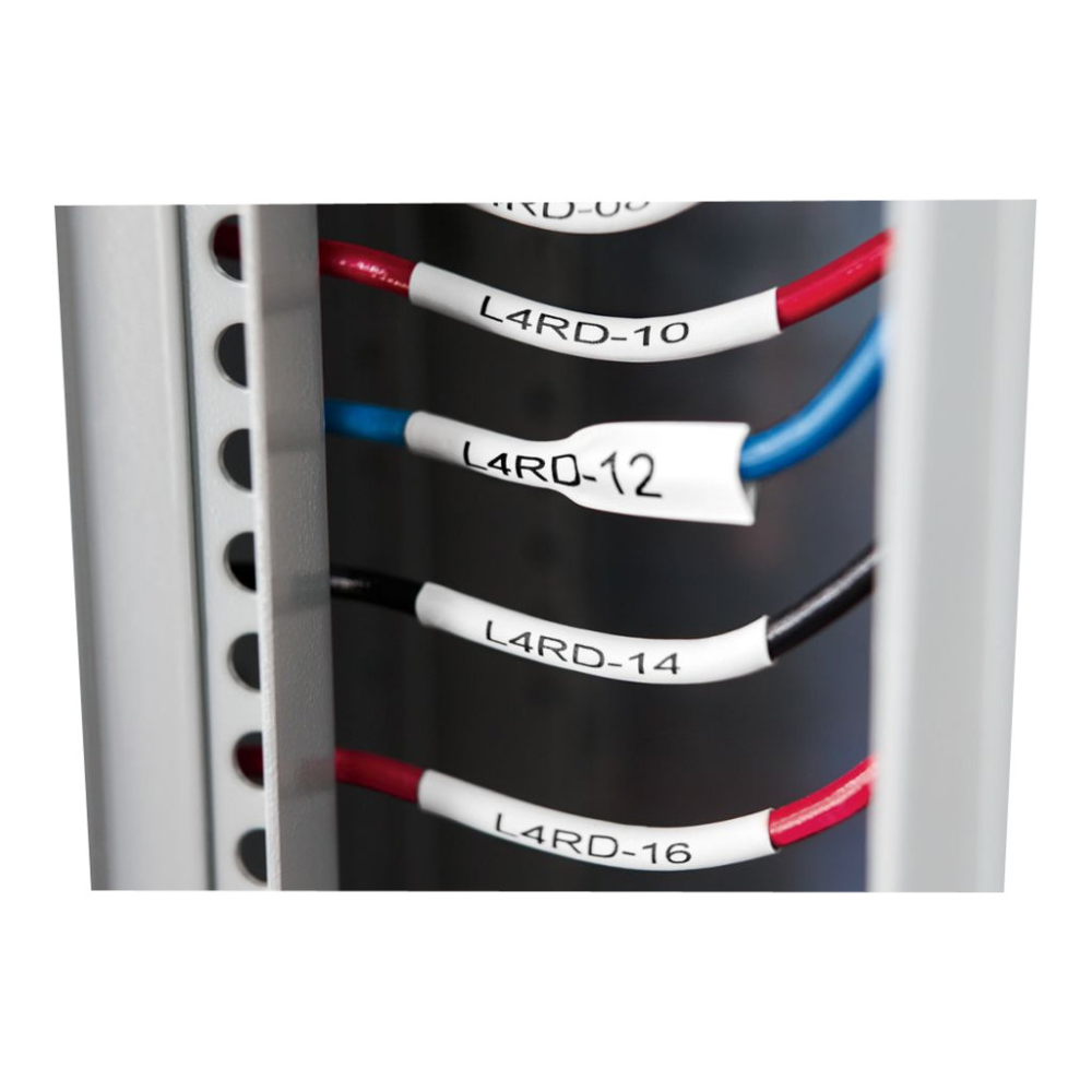 Dymo 1805443 Heißschrumpfschlauch schwarz/weiß