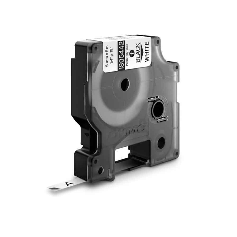 Dymo 1805442 Schriftband vinyl schwarz/weiß