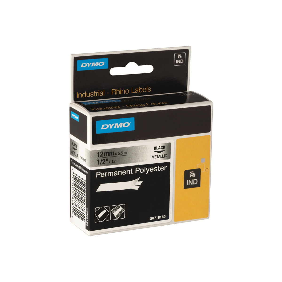 Dymo622289 Schriftband schwarz/transparent