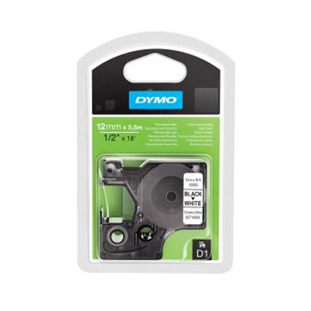 Dymo Schriftband Perm.Poly schwarz/weiß 16959 (S0718060)