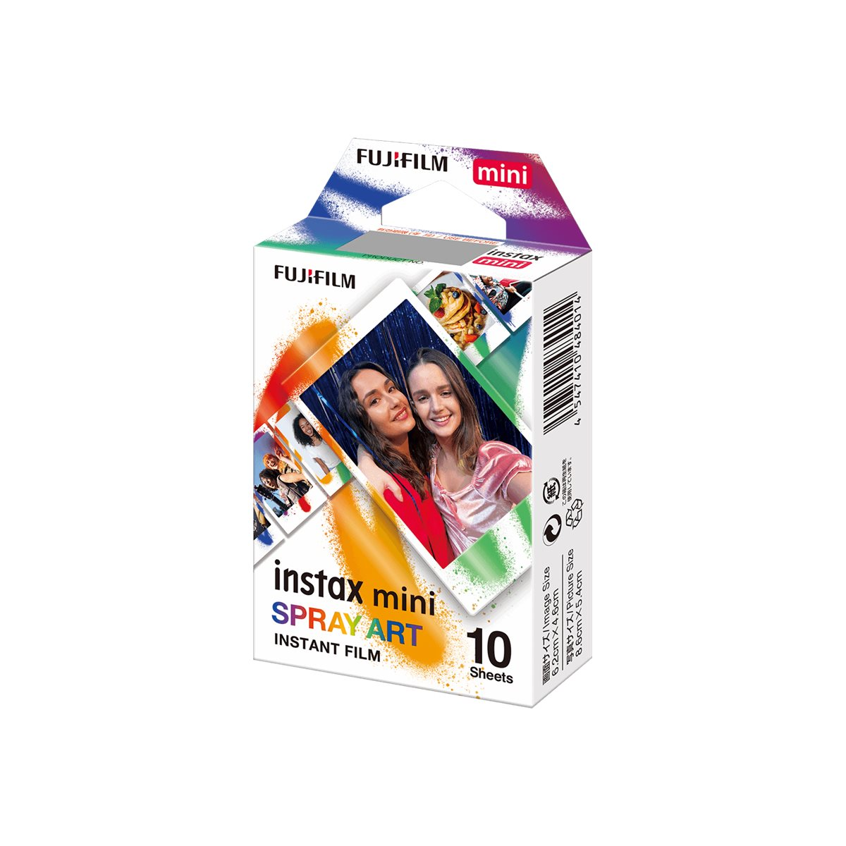 Instax Mini Film Spray Art bunt