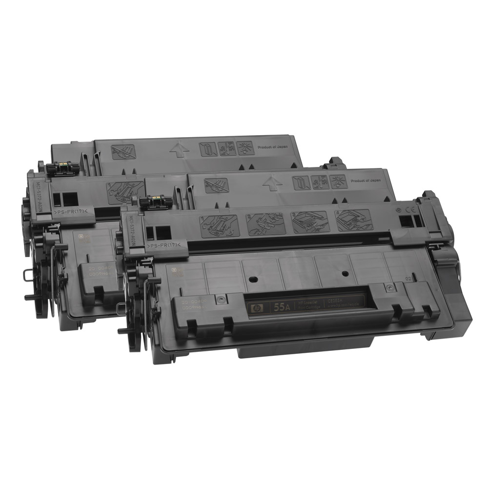 HP 55X XL Doppelpack Toner schwarz